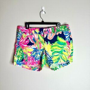 Lilly Pulitzer Callahan Shorts Casa Banana Multicolor Tropical Beach Vacation 10